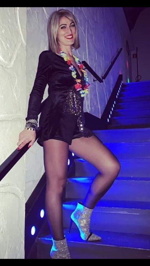 Slut friends pantyhose top