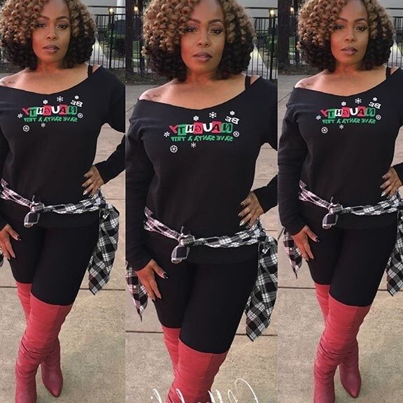 Ebony Goddess wearing Boots no.