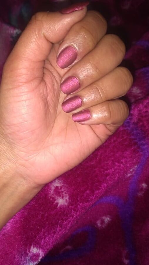 MY WIFE&;S LONG NAILS