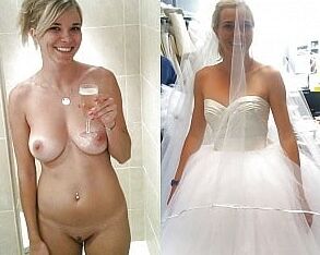 Brides dressed undressed