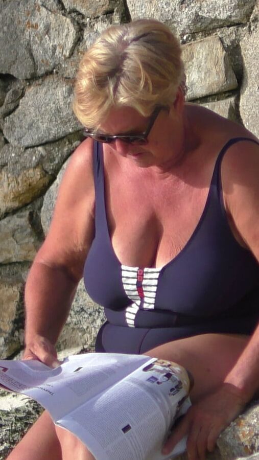 sexy blond granny