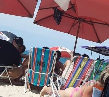 Primas na praia