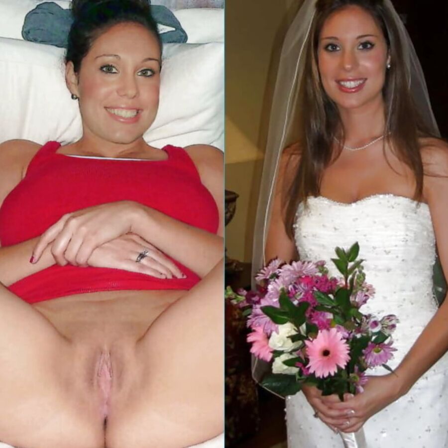 Brides - dressed undressed