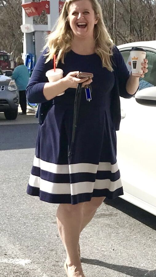 Thick legs beautiful plus size blonde