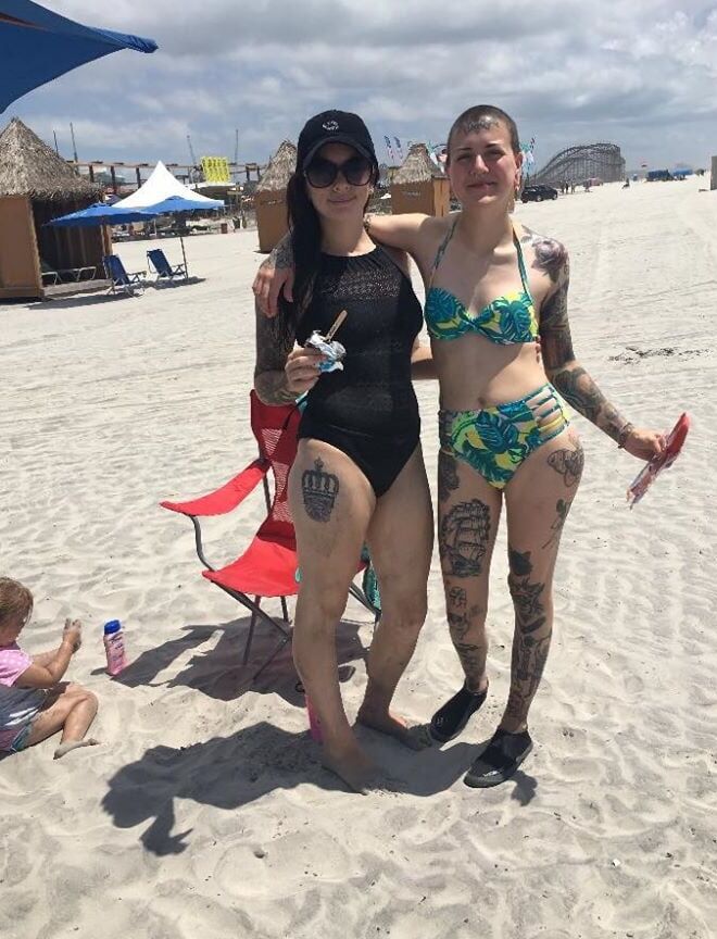 Sexy Tattooed Babe From The Bar