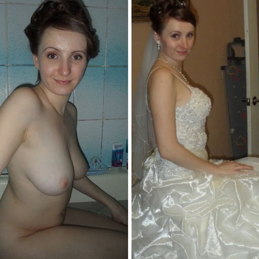 Brides - dressed undressed