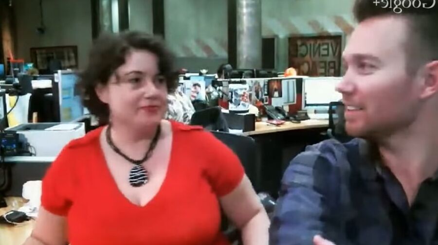 TMZ&;s Kim Kottler and her huge tits