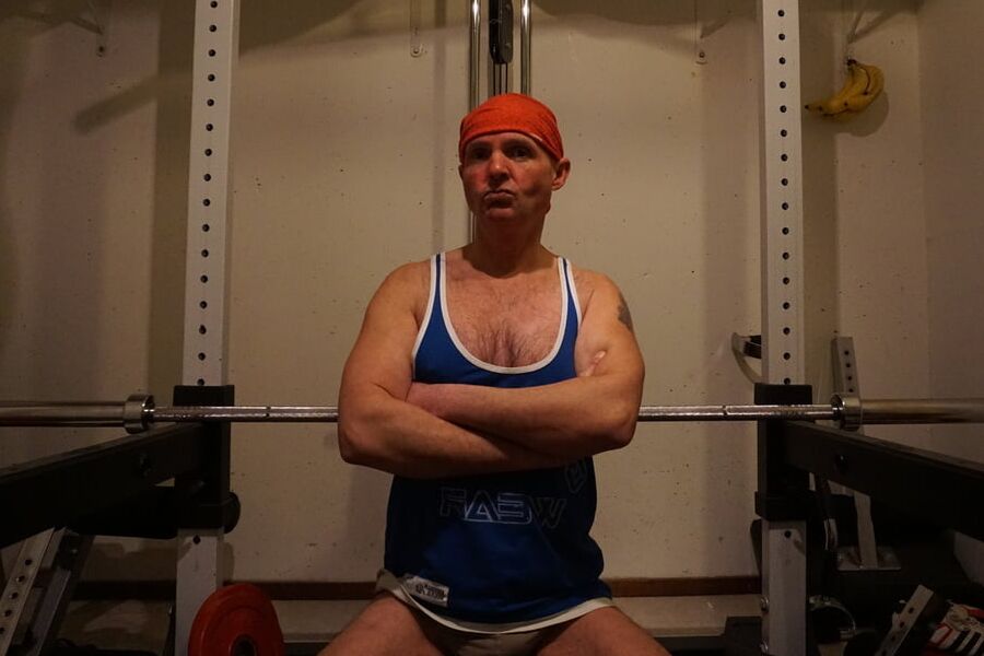 Sport pose.
