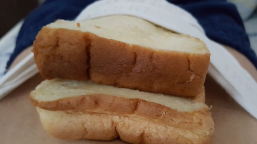 Thicker toast white bread woman