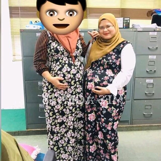 Preggy, pretty.