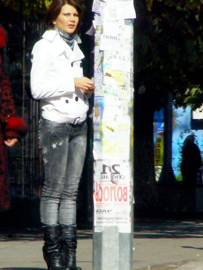 used Heels HUT seamed Nylons fetish public