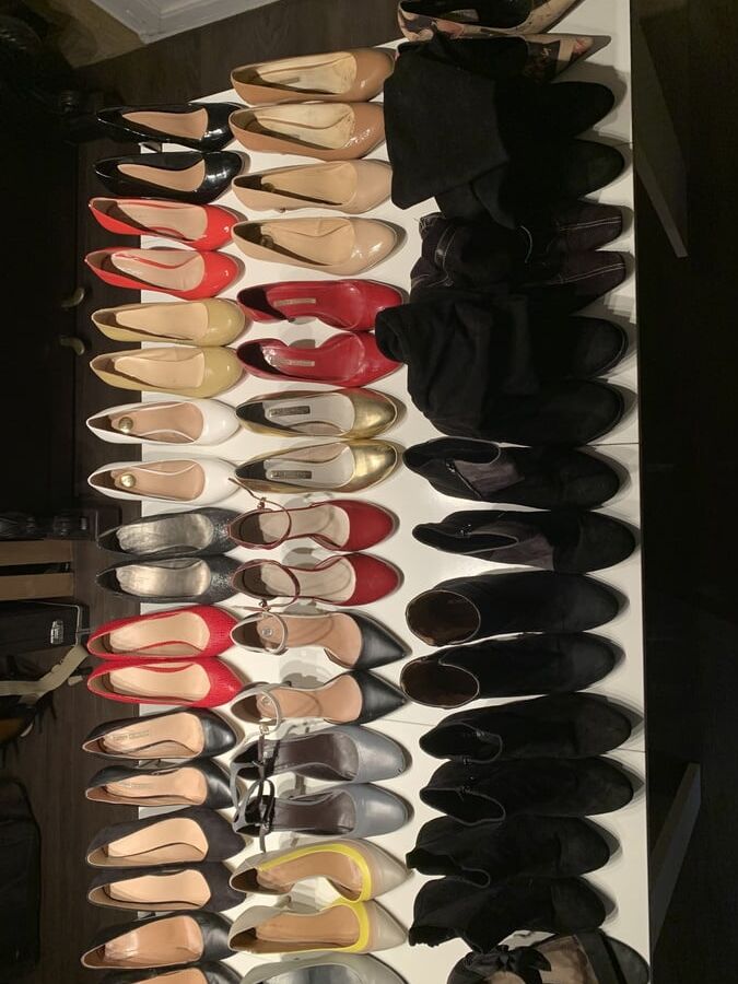 High Heels collection of my wife