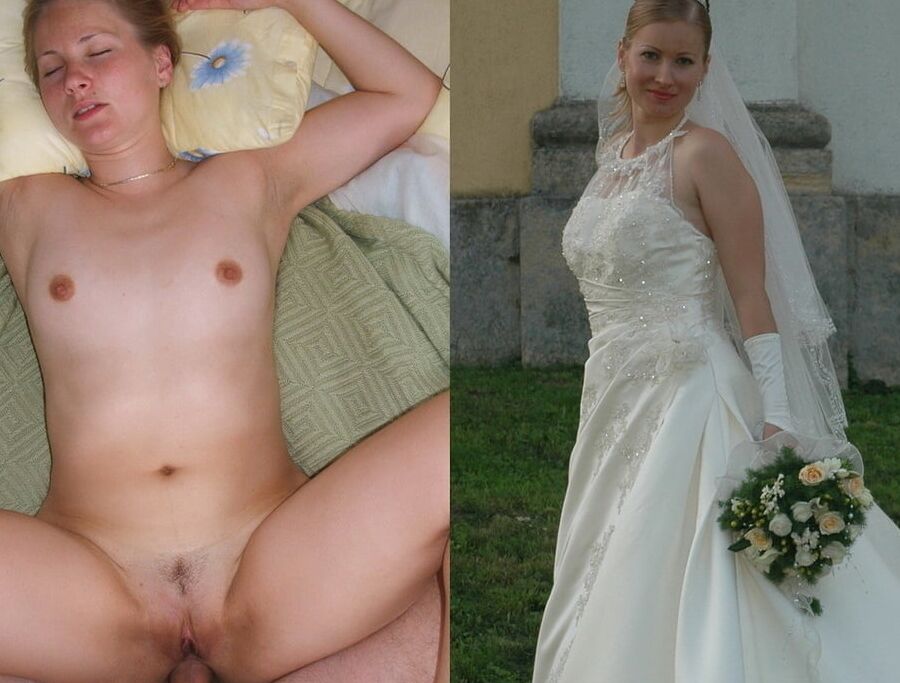 Brides - dressed undressed