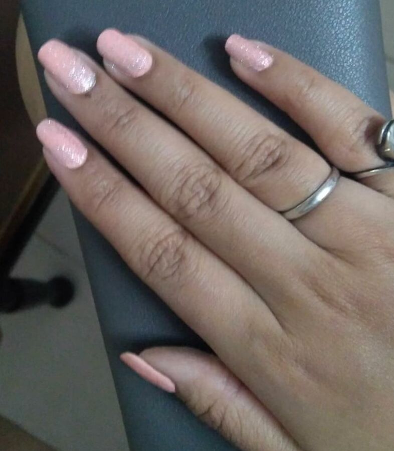 MY WIFE&;S LONG NAILS