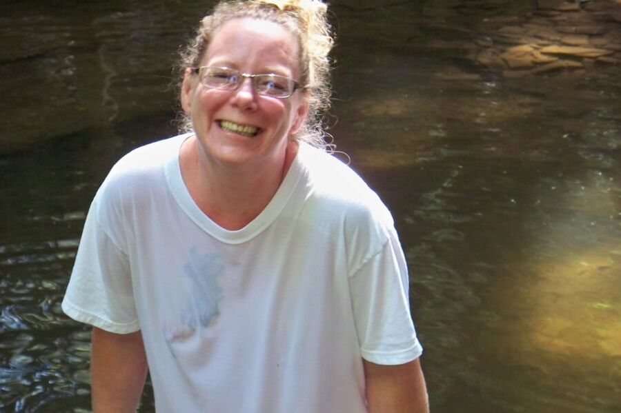 Got caught naked at a waterfall