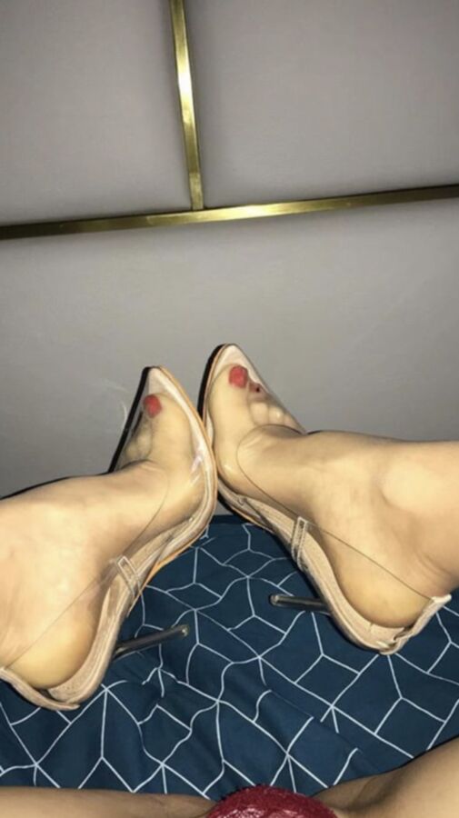 My fabulous new hold ups and heels