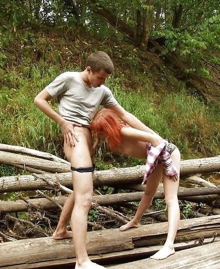 Sex in woods ands Nature Im Wald