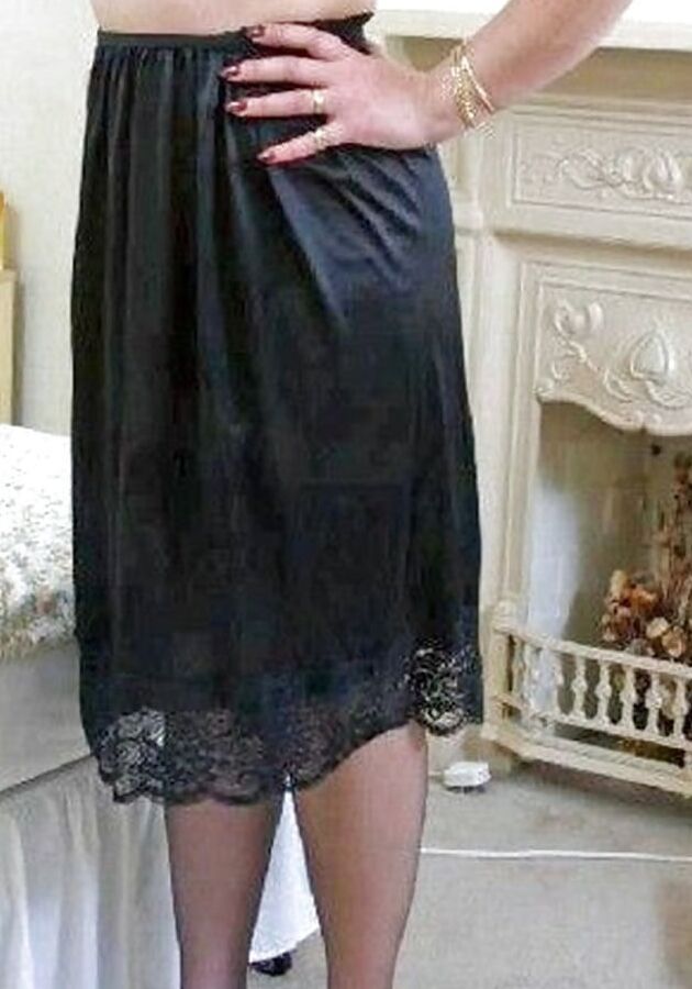 Silky Lacy Panties Fullslips Half Slips Stockings &amp; Garters