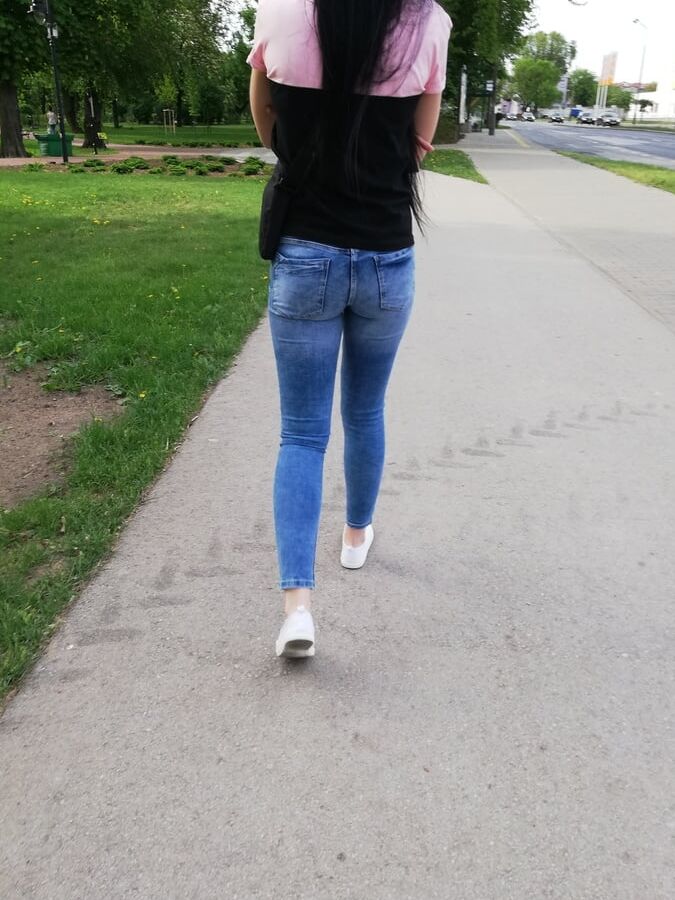 Tight jeans