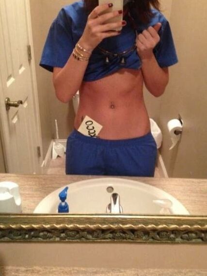 REAL NURSES AT WORK - SEXY SELFIES
