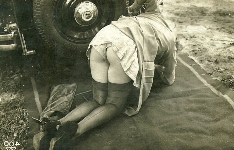 Vintage nudes panties