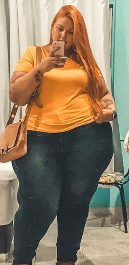 Sexy cute latin ssbbw mega hip pear Cavalli