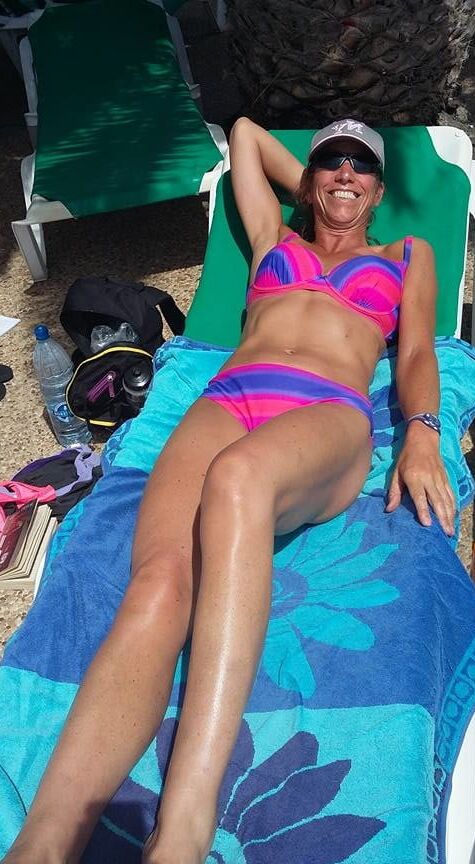 Brighton Milf, Mature, Bikini, Swimsuit