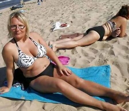 Primas na praia