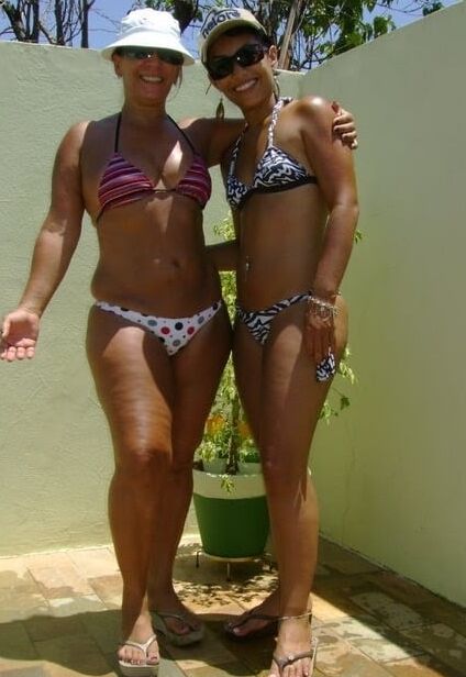 Primas na praia