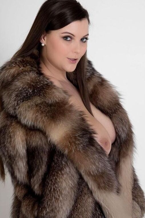 woman in fur coat