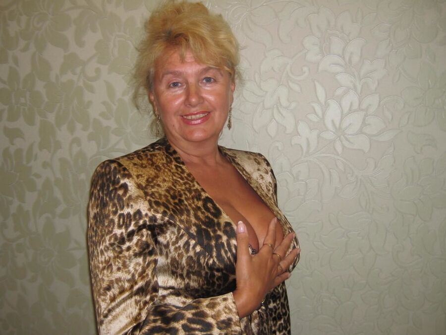 Clothed Granny - Big Boobs