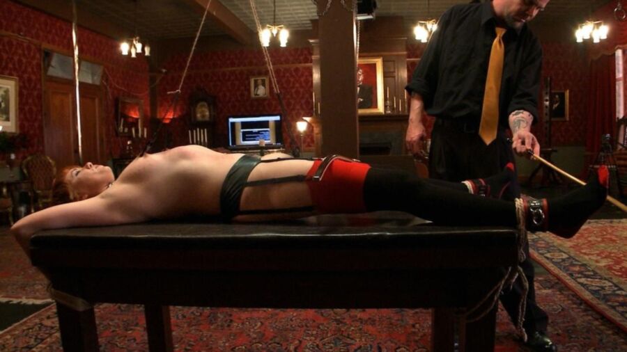 Cruel Goddess Cindy punishes a Slave in the Notre Damm Pain