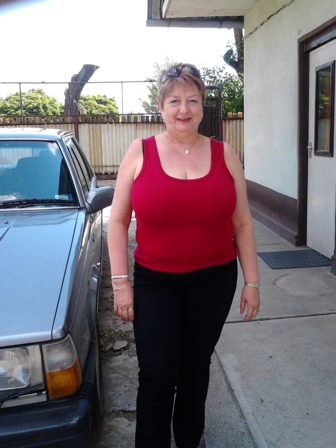 Clothed Granny - Big Boobs