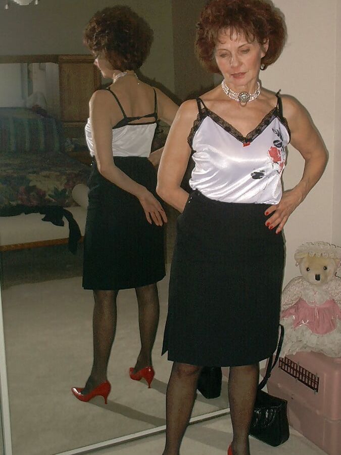 Elegant granny Aunt whore