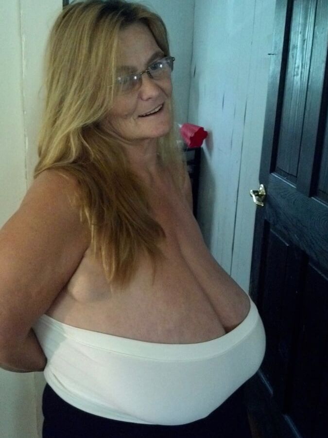 Clothed Granny - Big Boobs