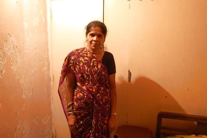 Indian granny strips naked