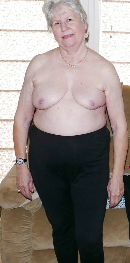 grandma showing her boobs first time