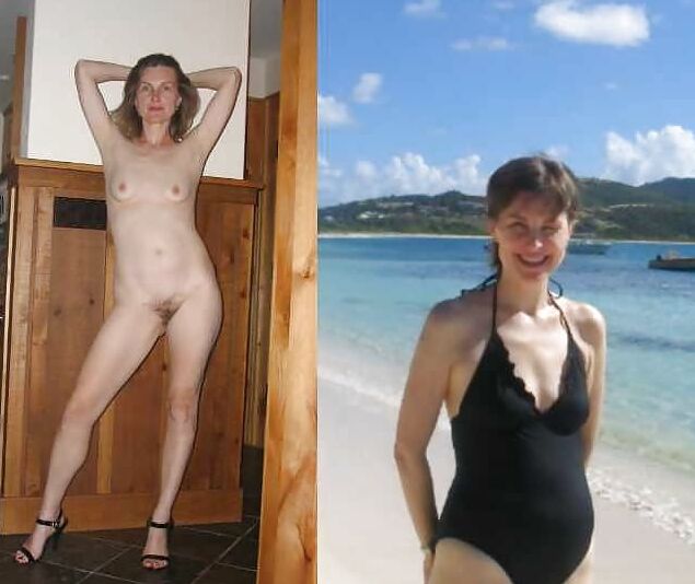 Amateurs - with and without their swimsuit