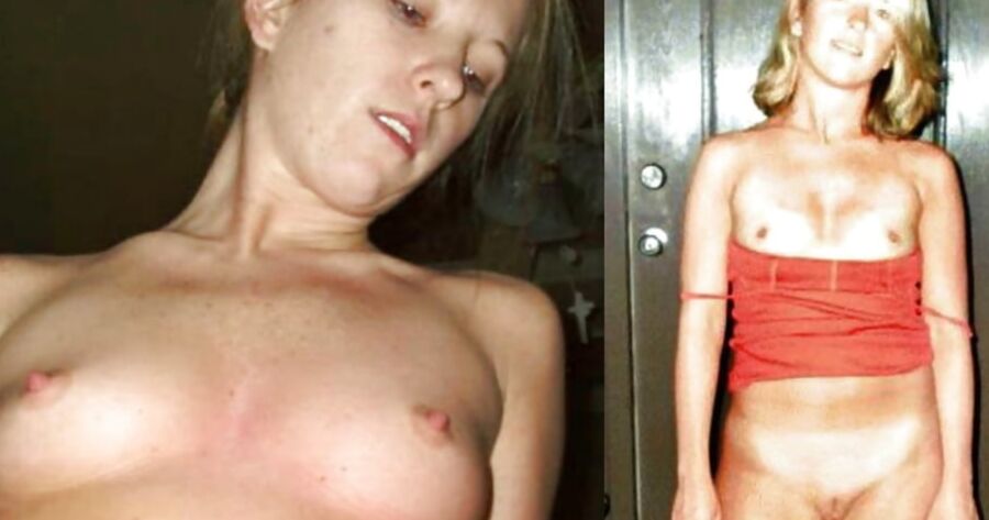Sexy Fit MILF Before And After Boob Job Selfies