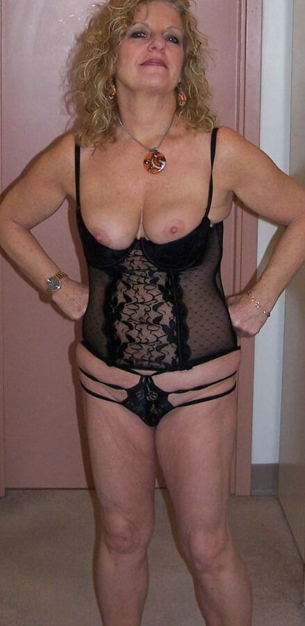 Caryl In Black Lingerie