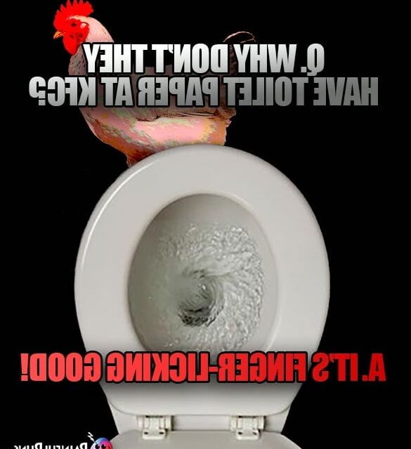 VERY FUCKIN&; FUNNY, ASS-WIPE!!!