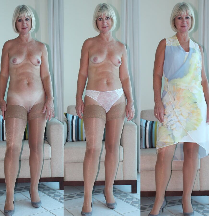 Gorgeous blonde uk milf then and now