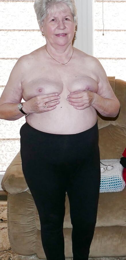 grandma showing her boobs first time