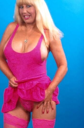 Blond in pink