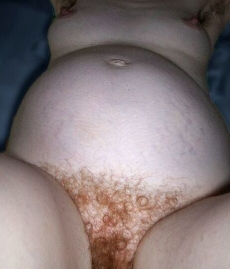 Pregnant real red head amateur