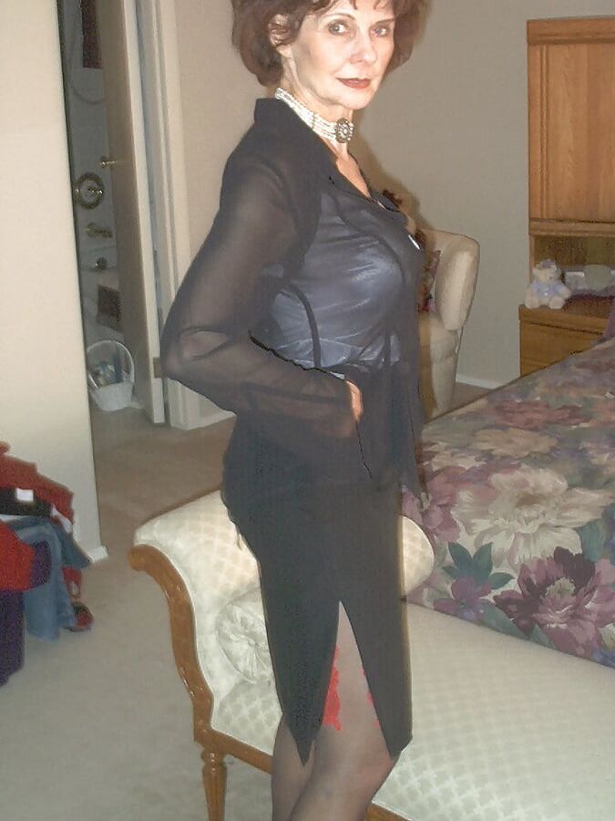 Elegant granny Aunt whore