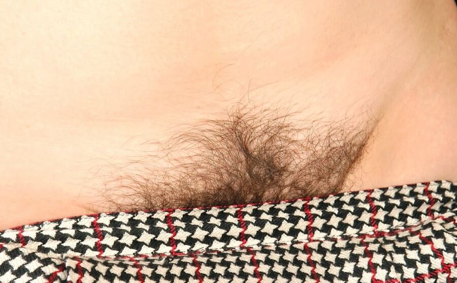 Beautiful and hairy mature model