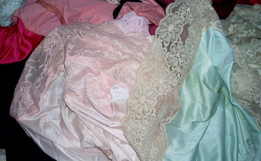 Lacy Slips Silky Panties Sexy Stockings &amp; More Lingerie !