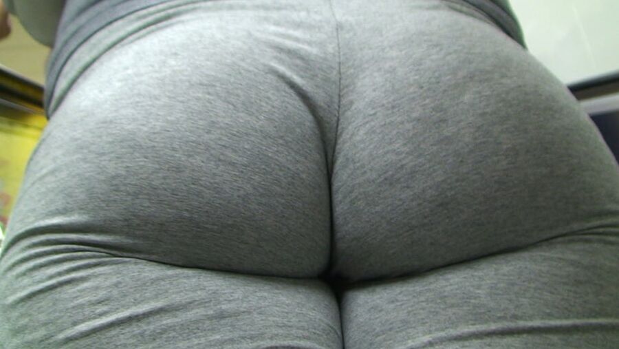 big azz gray tights