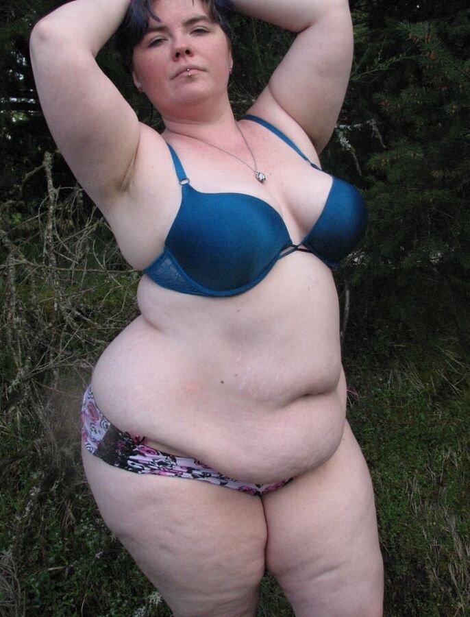 BBW Fat Belly Ass and Thighs